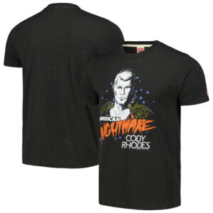 Men's Homage Heather Charcoal Cody Rhodes American Nightmare Tri-Blend T-Shirt