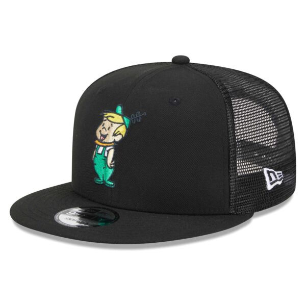 Men's New Era Black The Jetsons Elroy Jetson Trucker 9FIFTY Snapback Hat - Image 7