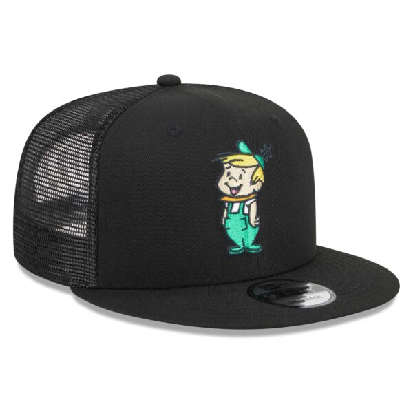 Men's New Era Black The Jetsons Elroy Jetson Trucker 9FIFTY Snapback Hat - Image 9