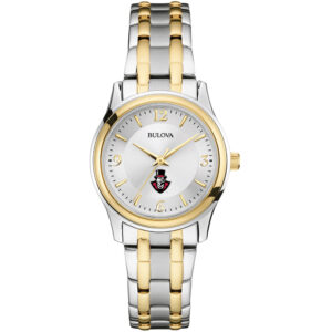 Women's Bulova  Silver/Gold Austin Peay State Governors Two-Tone Stainless Steel Watch