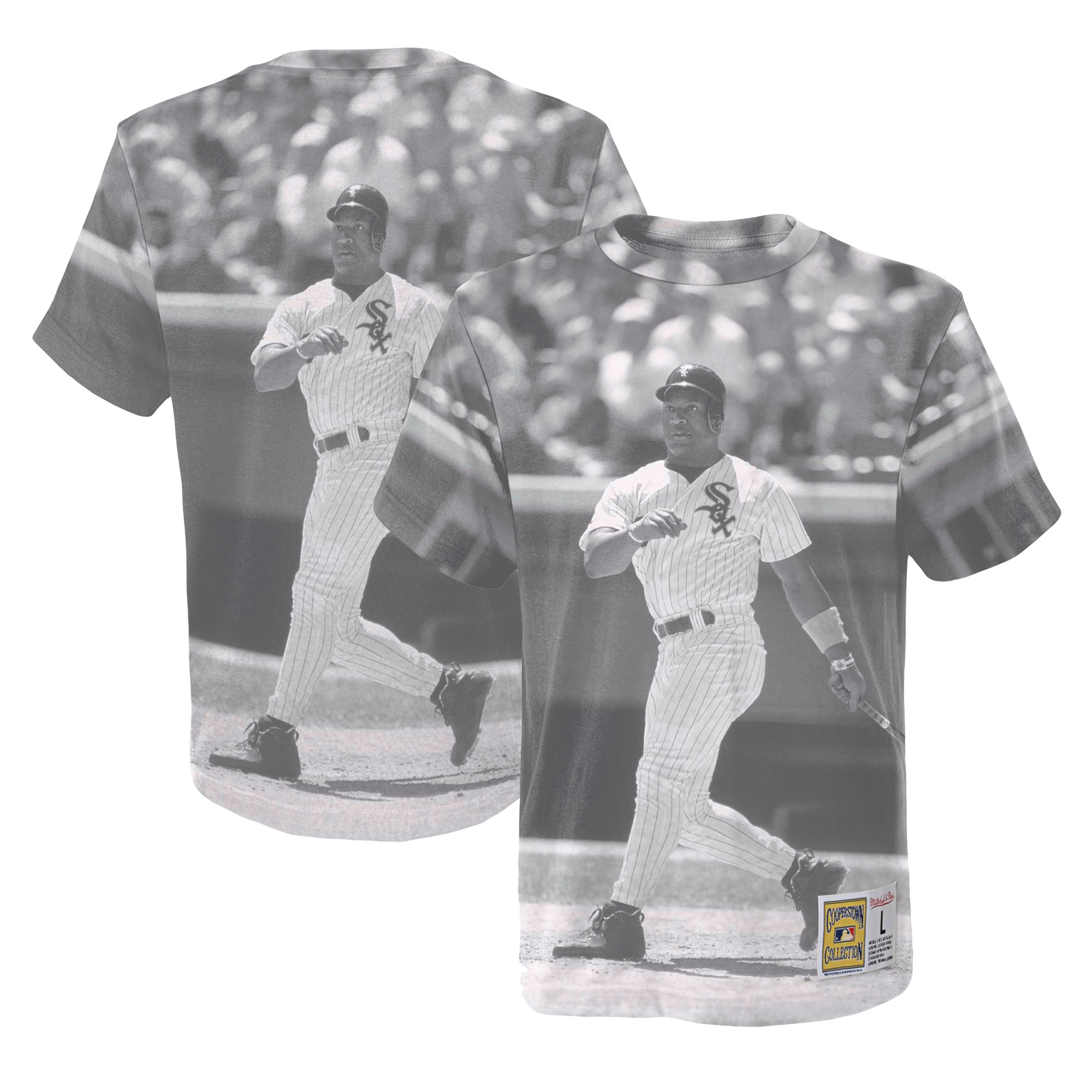 Youth Mitchell & Ness Bo Jackson White Chicago White Sox Sublimated Player T-Shirt - Image 5