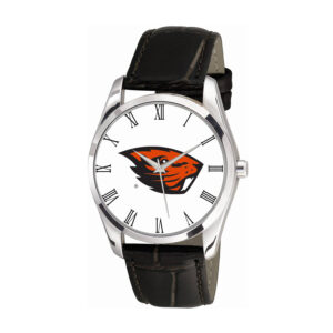 Women's Black Oregon State Beavers Berkeley Leather Watch