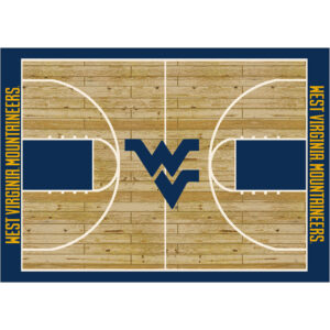 Imperial  West Virginia Mountaineers 5'4" x 7'8" Courtside Rug