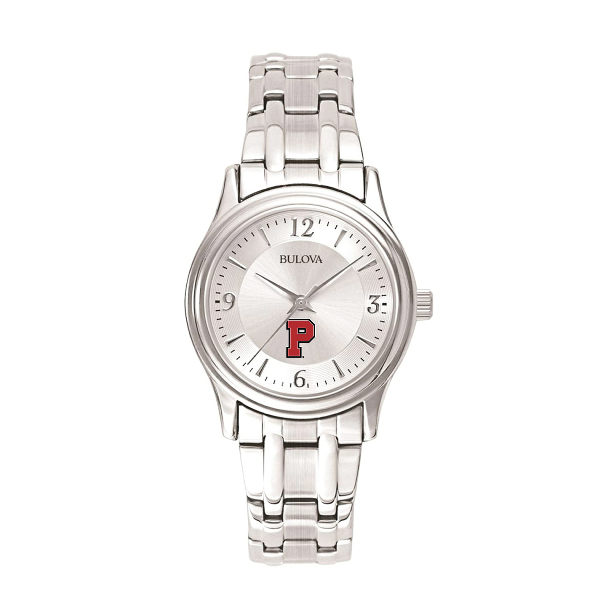 Women's Bulova Silver Pacific Boxers Silver-Tone Dial Stainless Steel Quartz Watch