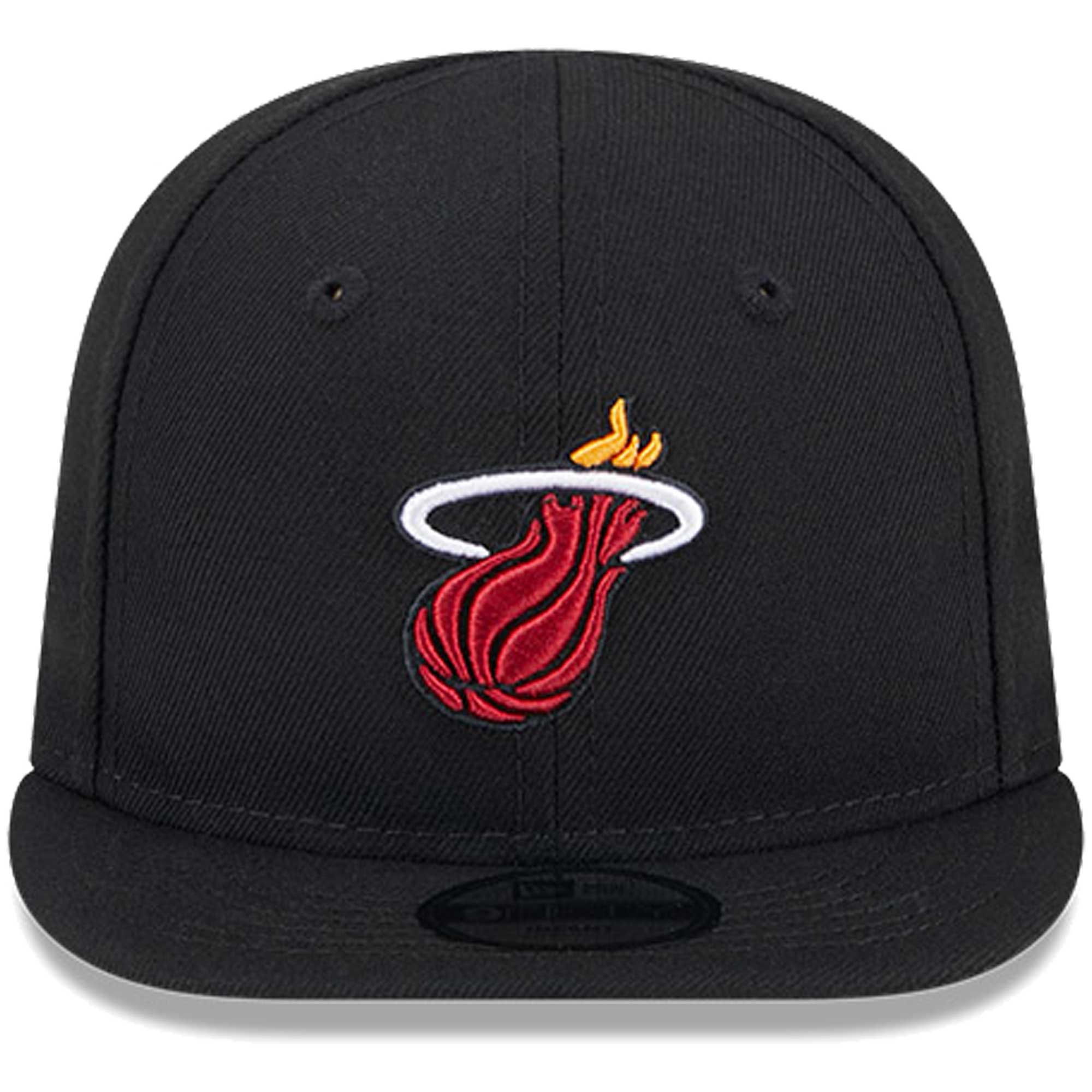 Newborn & Infant New Era Black Miami Heat My First 9FIFTY Evergreen Adjustable Hat - Image 8