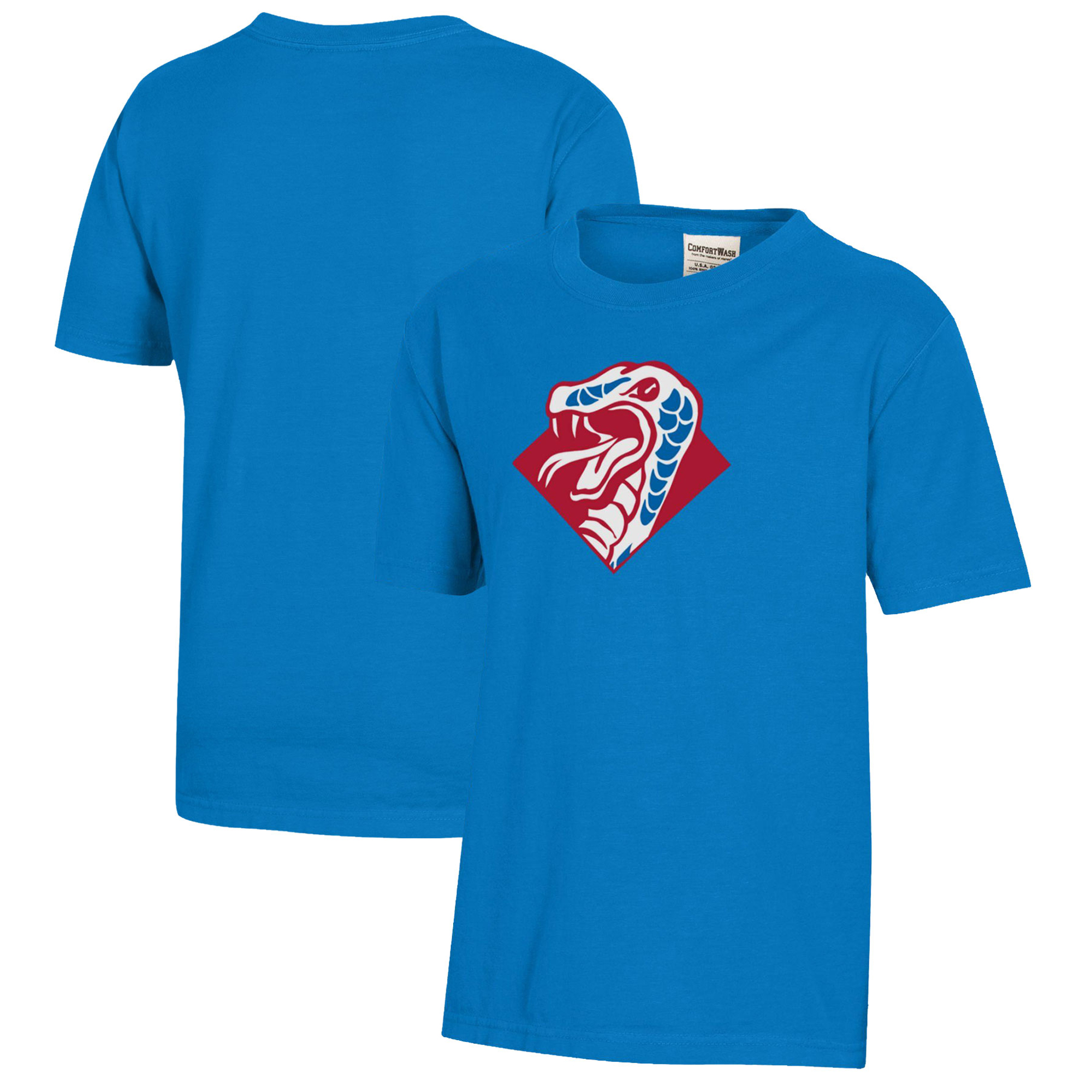 Youth Royal Florida Southern Mocs Logo Comfort Wash T-Shirt