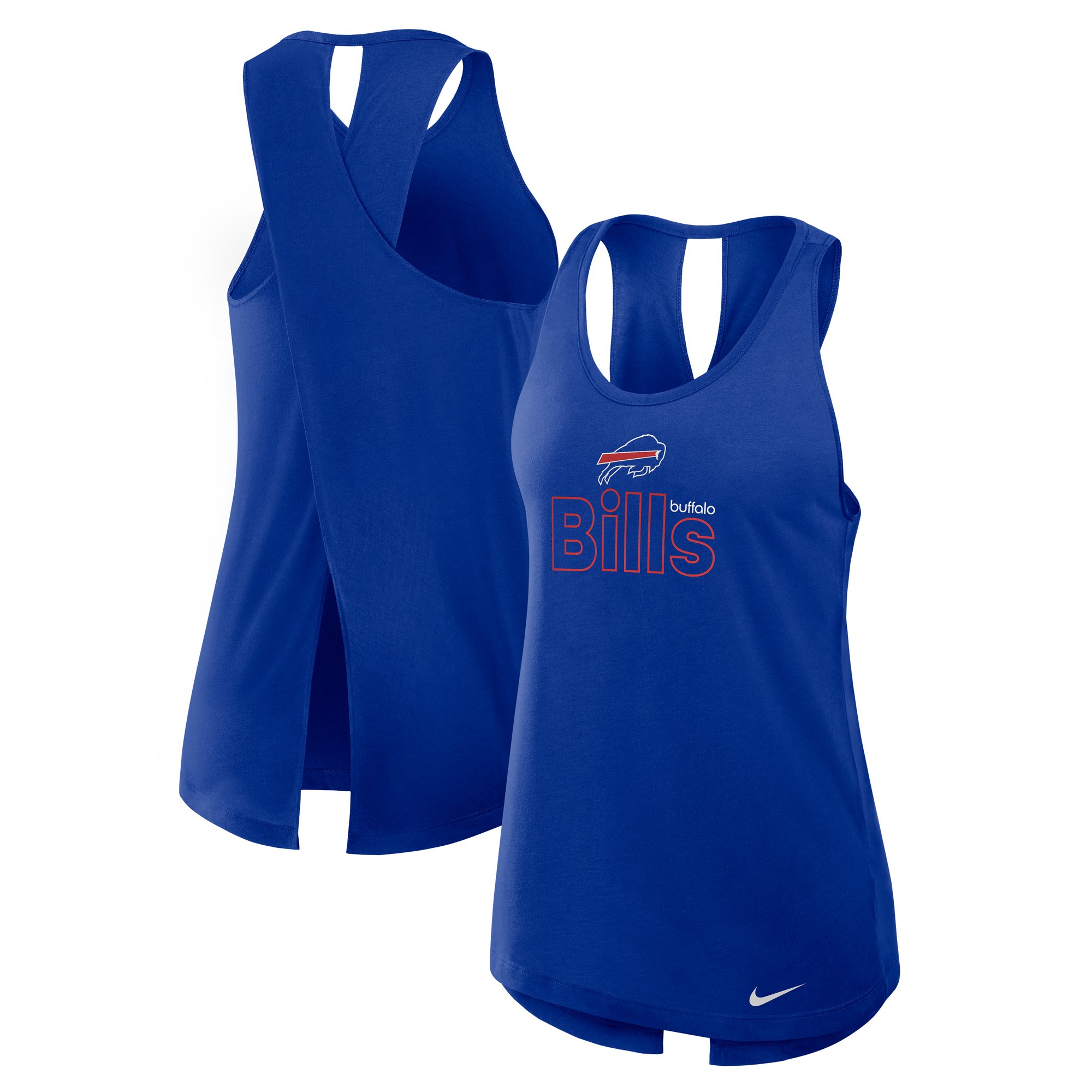 Women's Nike Royal Buffalo Bills Plus Size Performance Tank Top