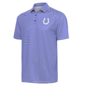 Men's Antigua  Royal/White Indianapolis Colts Skills Polo