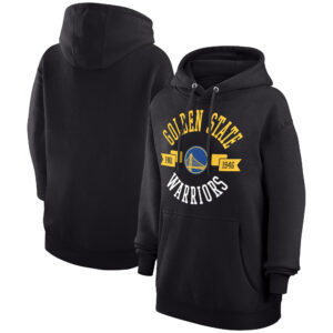 Women's G-III 4Her by Carl Banks  Black Golden State Warriors City Pullover Hoodie