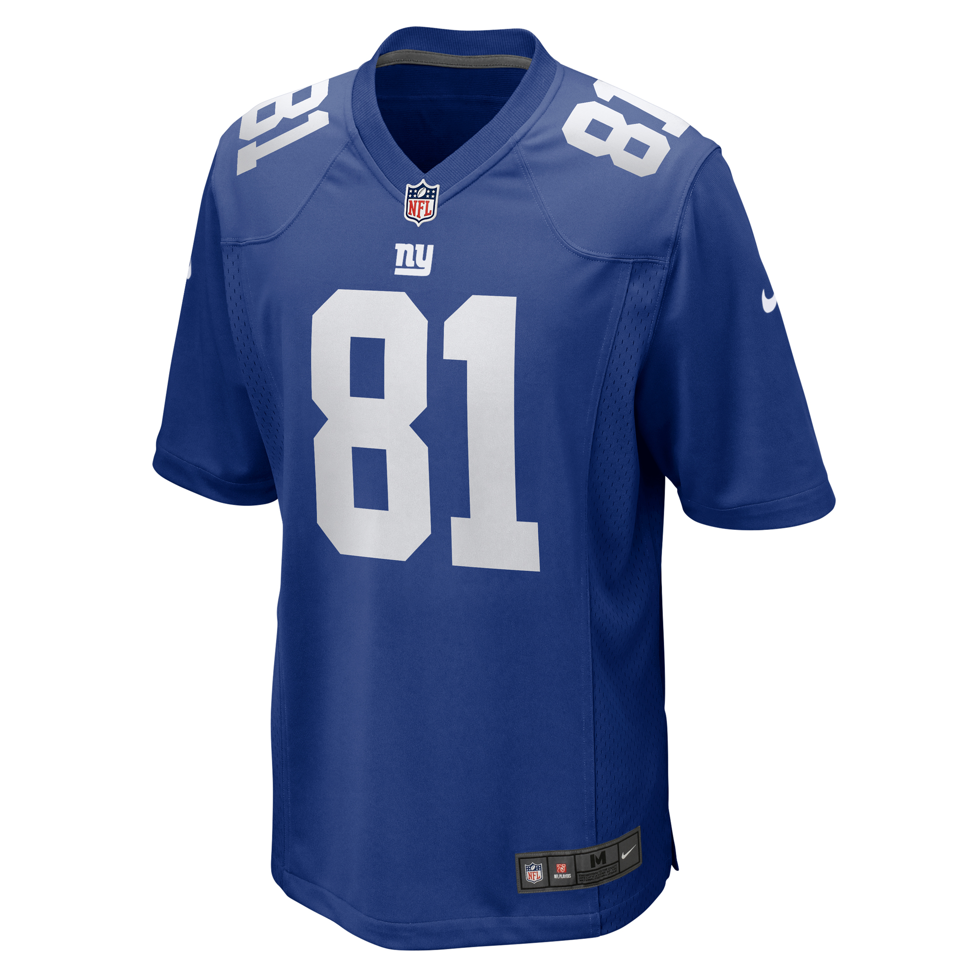 Men's Nike Cam Sims Royal New York Giants Team Game Jersey - Image 10
