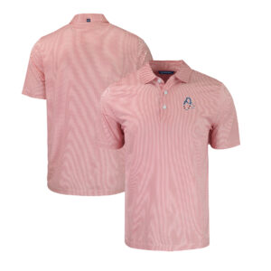 Men's Cutter & Buck  White/Red Baltimore Orioles Stars & Stripes Pike Eco Symmetry Print Stretch Recycled Polo