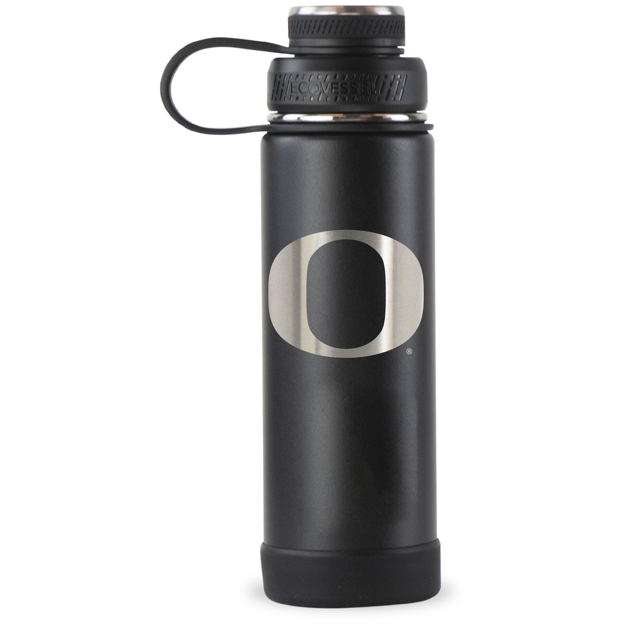 Black Oregon Ducks 20oz. EcoVessel Boulder Bottle