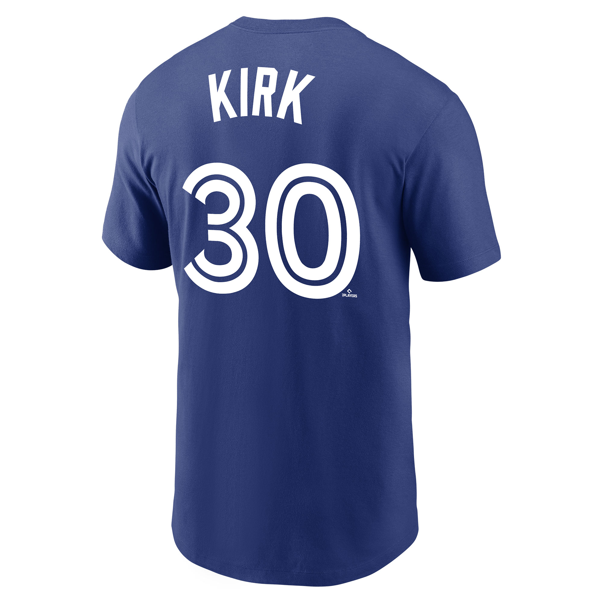 Men's Nike Alejandro Kirk Royal Toronto Blue Jays Player Name & Number T-Shirt - Image 7