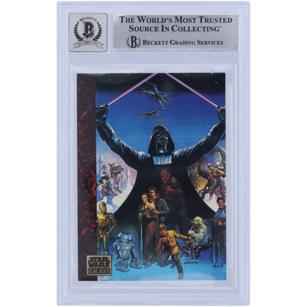 Irvin Kershner Star Wars Autographed 1993-95 Topps Galaxy #71 BGS Authenticated 10 Card with "Director" Inscription - Image 5