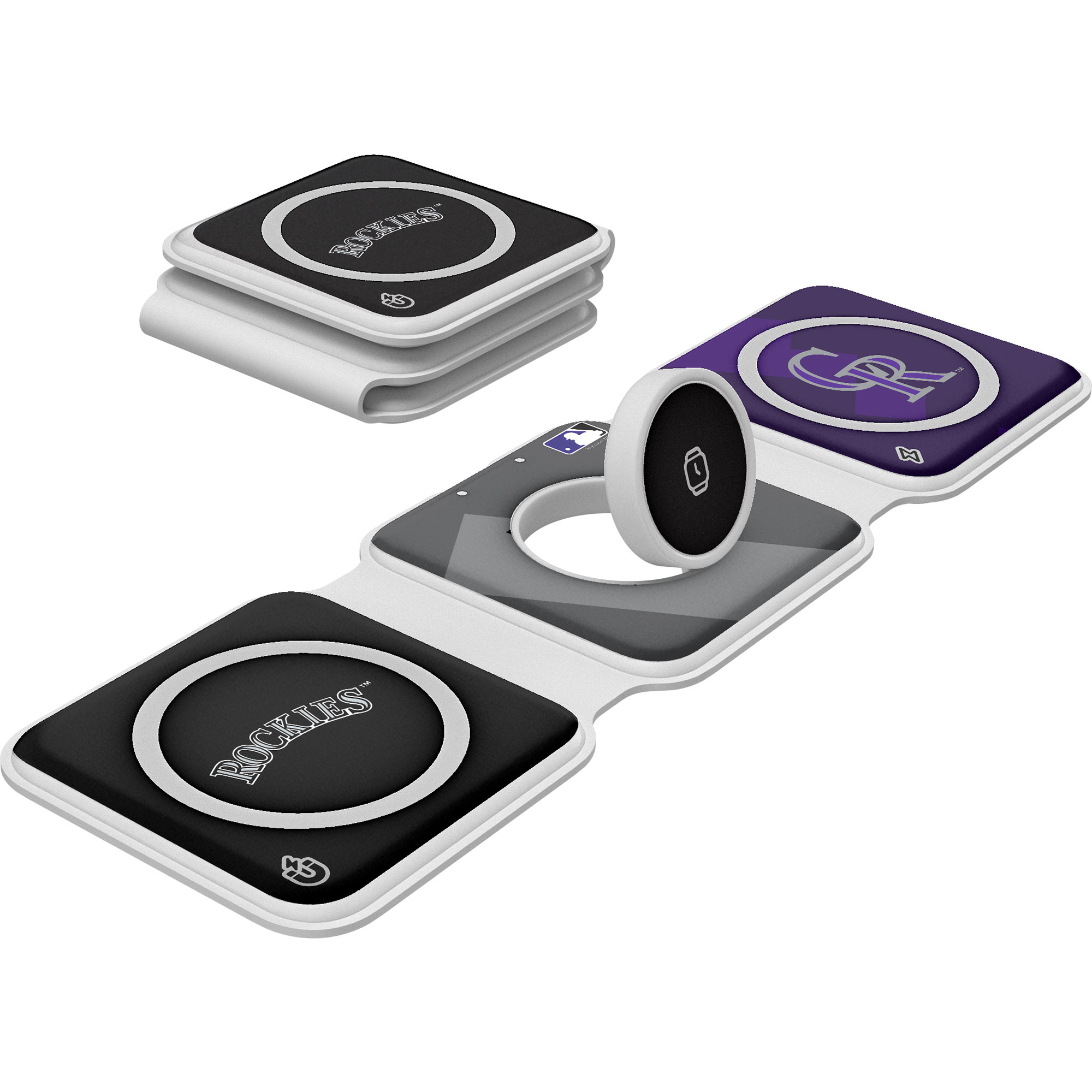 Keyscaper Colorado Rockies 3-in-1 Foldable Charger