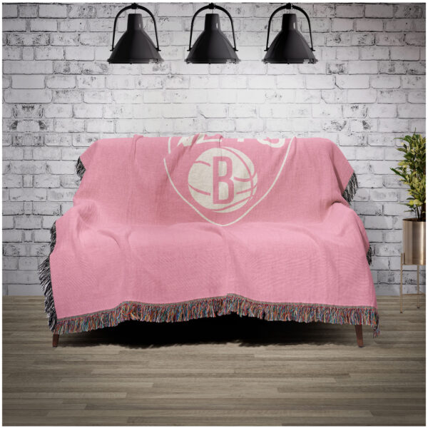 Chad & Jake Brooklyn Nets Woven Blanket - Image 5