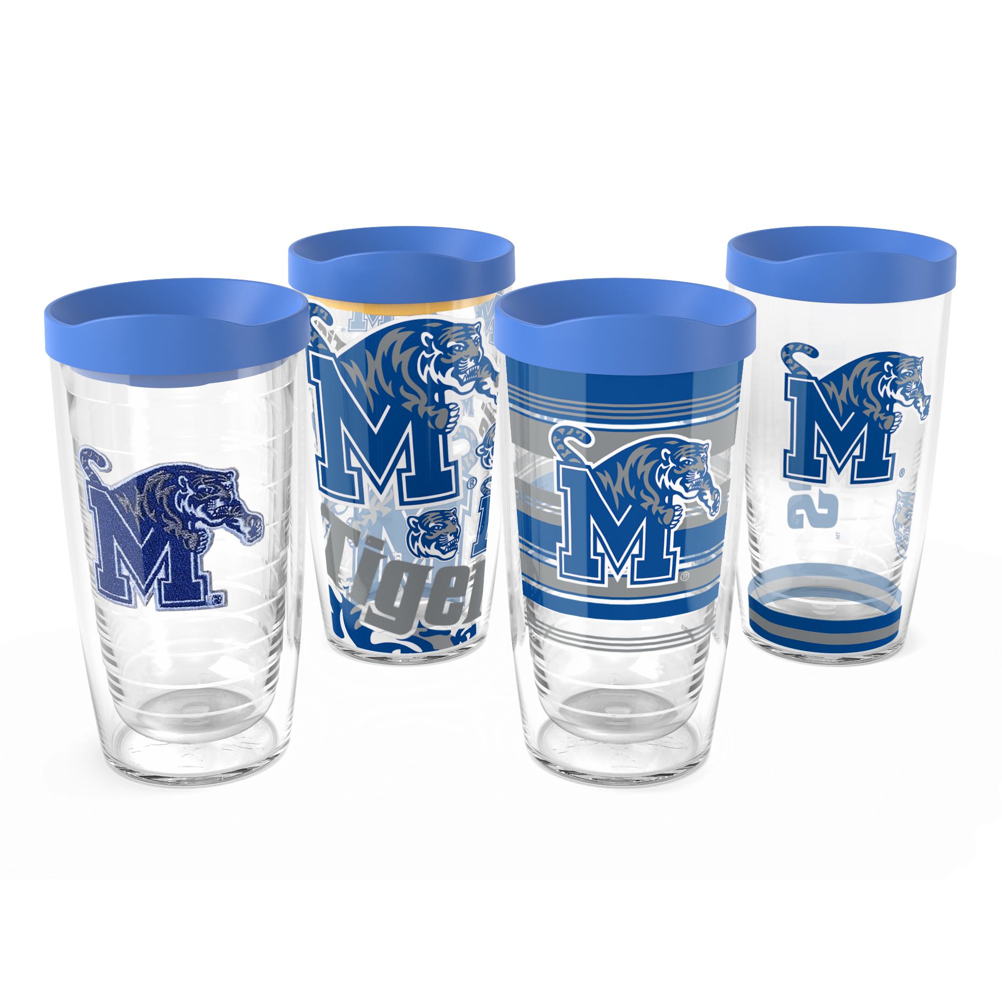 Tervis Memphis Tigers Four-Pack 16oz. Classic Tumbler Set - Image 2