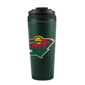 WinCraft Minnesota Wild 26oz. 4D Stainless Steel Ice Shaker Bottle