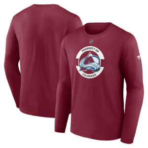 Men's Fanatics  Burgundy Colorado Avalanche  Authentic Pro Core Secondary Long Sleeve T-Shirt