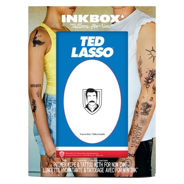 Inkbox  Ted Lasso 2" x 2" Be Curious, Not Judgmental Temporary Tattoo