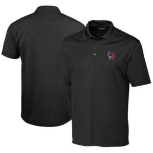 Men's Cutter & Buck  Black Buffalo Bisons  Clique Spin Eco Performance Pique Polo
