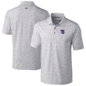 Men's Cutter & Buck Gray Tennessee Smokies Big & Tall DryTec Advantage Tri-Blend Space Dye Polo