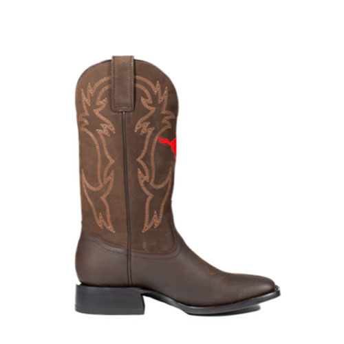 Men's Brown SMU Mustangs Western Boots - Image 10