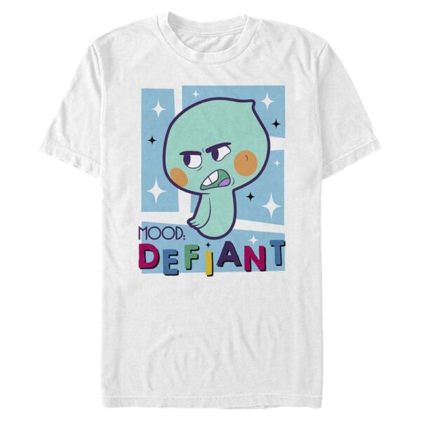 Men's Mad Engine White Soul Mood Defiant Graphic T-Shirt