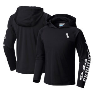 Youth Columbia Black Chicago White Sox Terminal Tackle Long Sleeve Hoodie T-Shirt