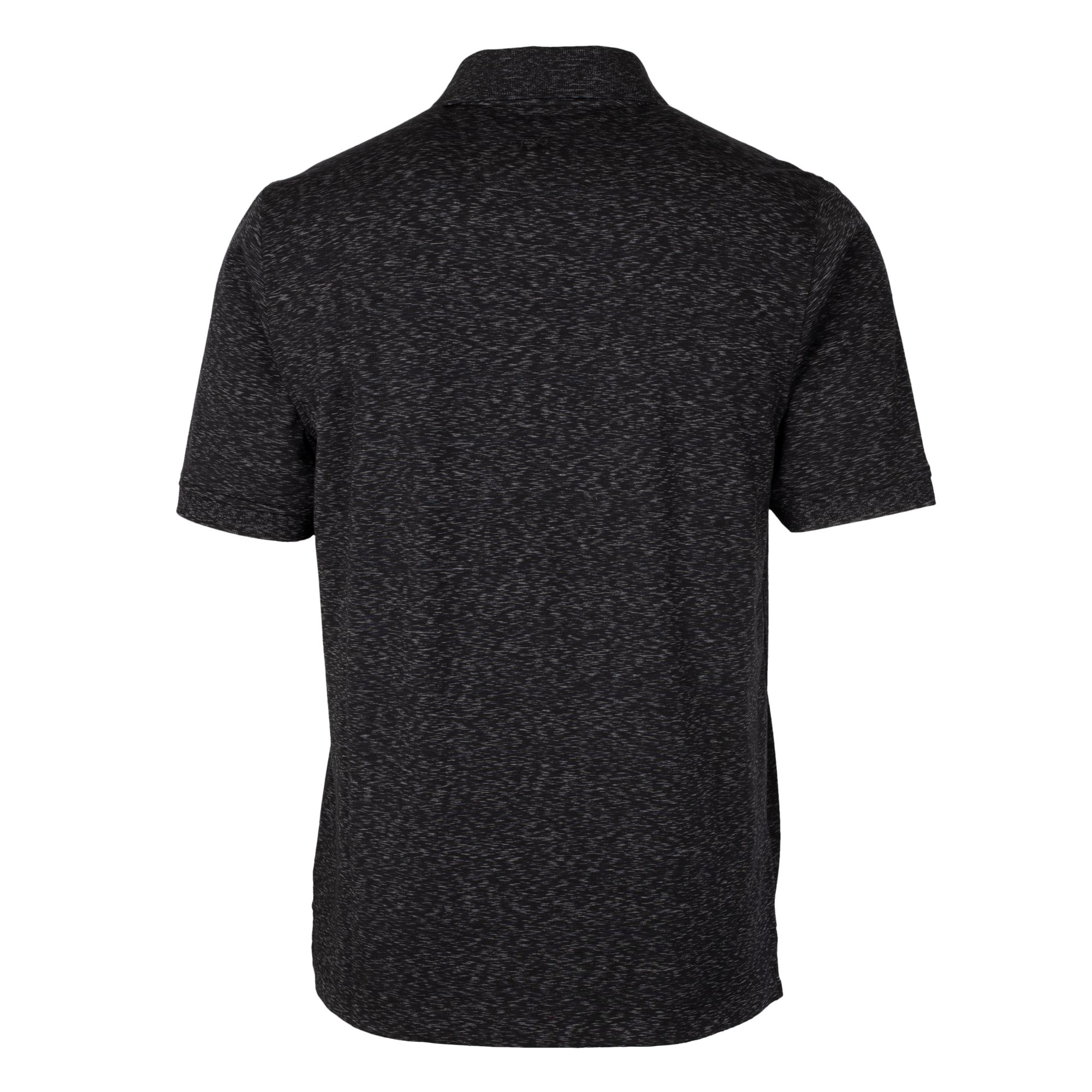 Men's Cutter & Buck Black Oklahoma Sooners Big & Tall Advantage Tri-Blend Space Dye DryTec Polo - Image 8