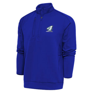 Men's Antigua Royal Josh Berry Generation Quarter-Zip Pullover Top