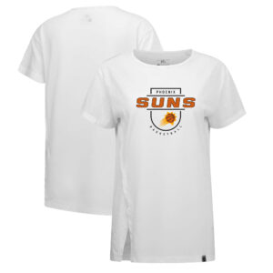 Women's Levelwear White Phoenix Suns Influx In The Key T-Shirt