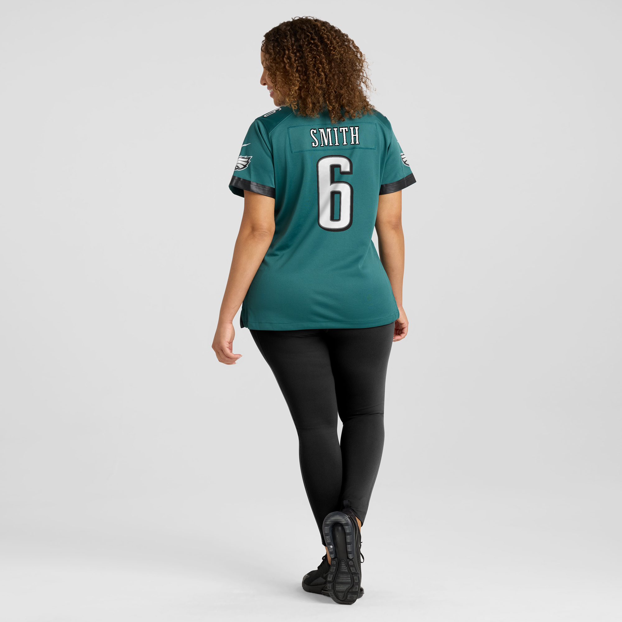 Women's Nike DeVonta Smith Midnight Green Philadelphia Eagles Team Game Jersey - Image 16