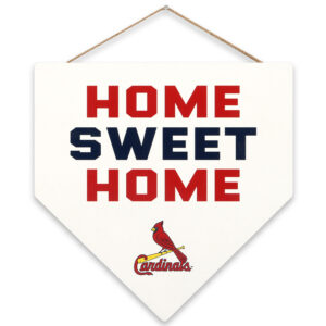 St. Louis Cardinals Home Sweet Home Hanging Wood Sign