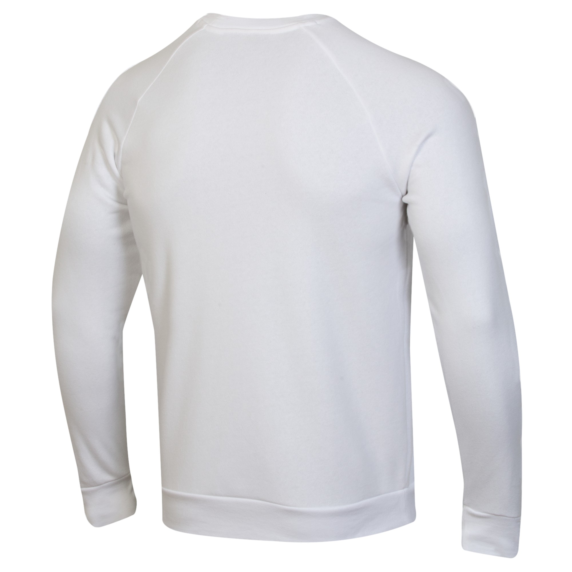 Men's Under Armour White Moravian Greyhounds Football Rival Fleece Raglan Pullover Sweatshirt - Image 7