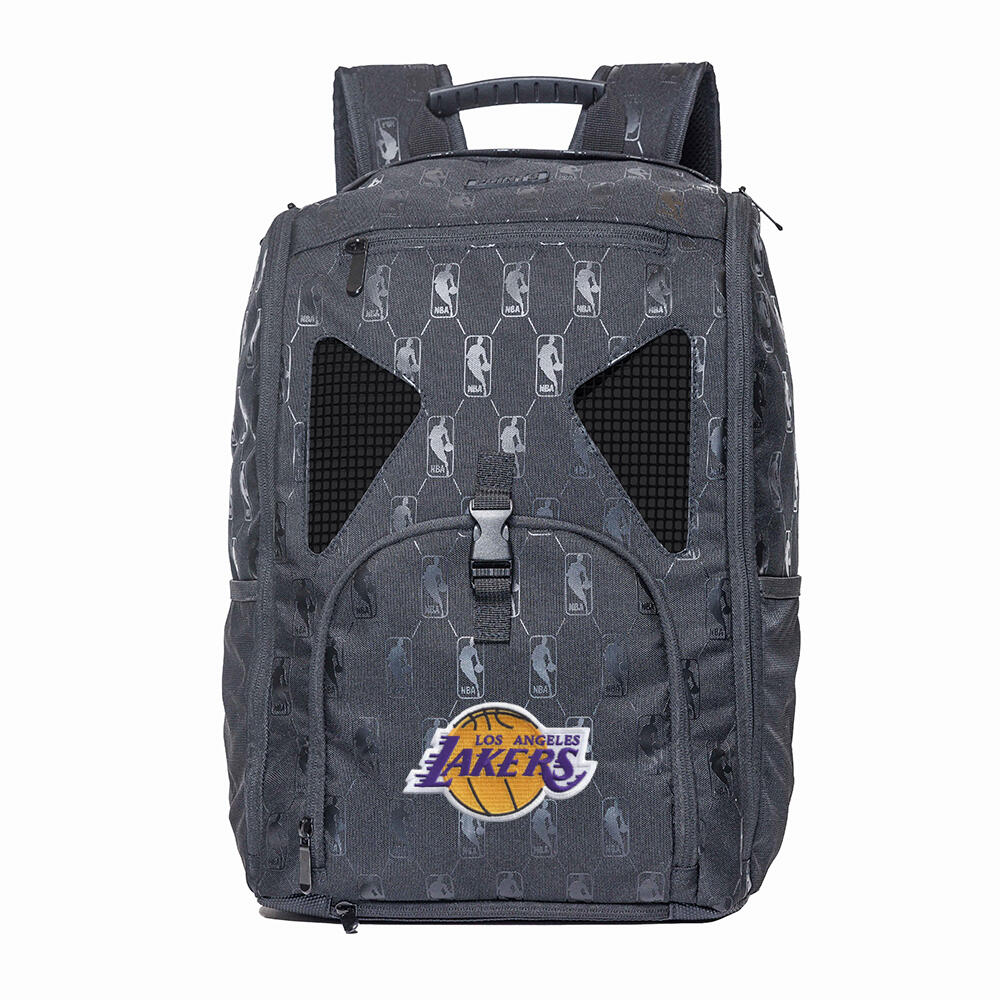 POINT3 Black Los Angeles Lakers Road Trip Tech Backpack