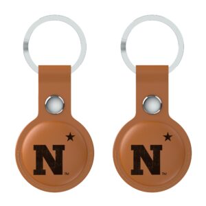 Keyscaper Brown Navy Midshipmen  Two-Pack AirTag Holders