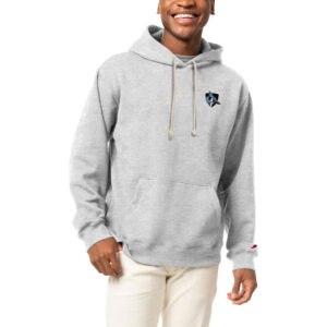 Men's League Collegiate Wear Heather Gray Johns Hopkins Blue Jays Essentials 2.0 Fleece Pullover Hoodie