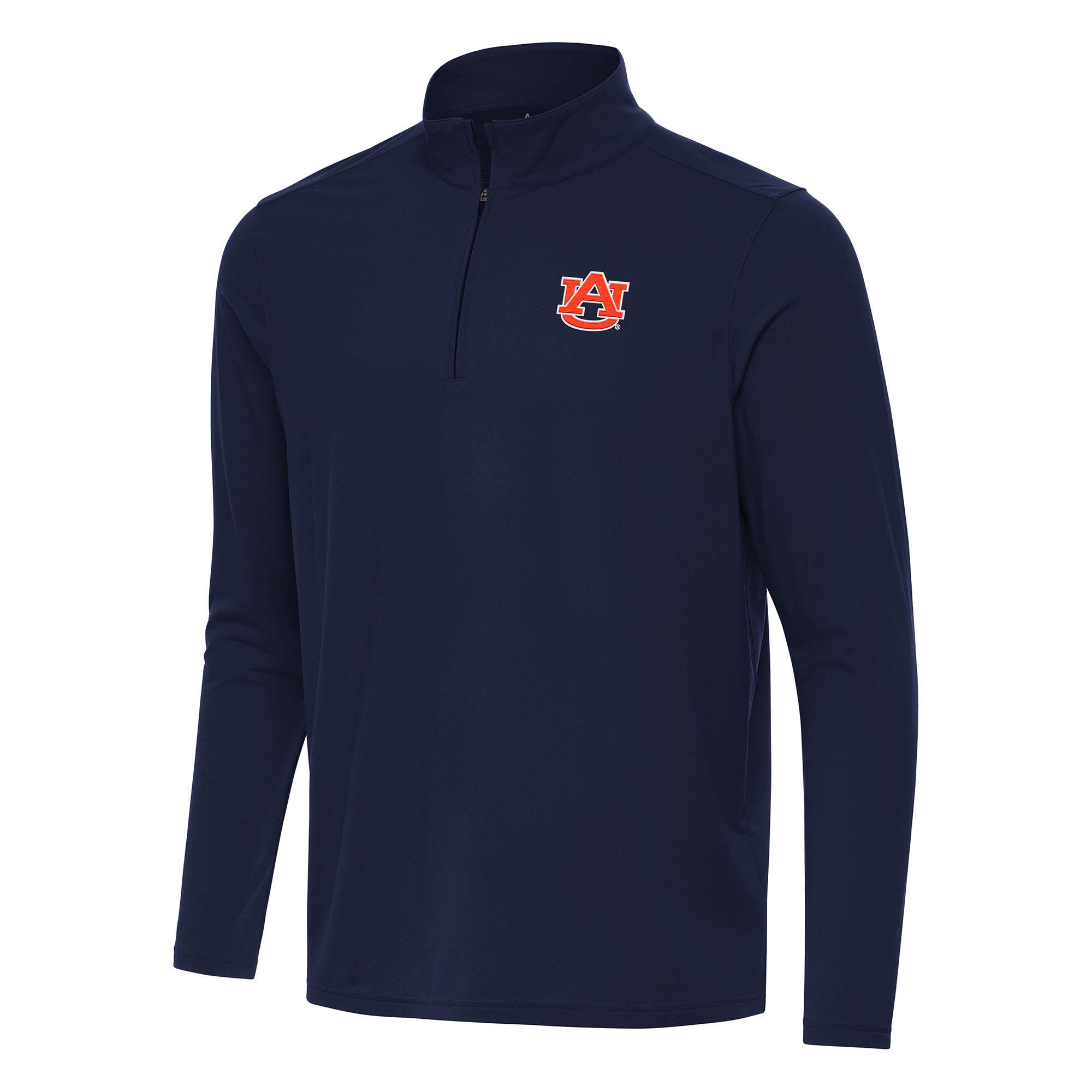 Men's Antigua Navy Auburn Tigers Intent Quarter-Zip Top
