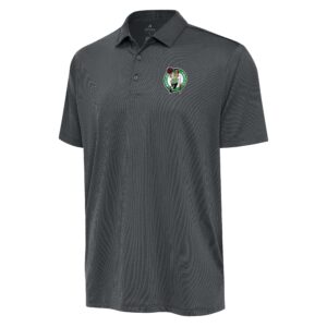 Men's Antigua Pewter Boston Celtics Ellipse Polo