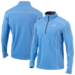 Men's Columbia  White Los Angeles Dodgers Omni-Wick Shotgun Quarter-Zip Jacket