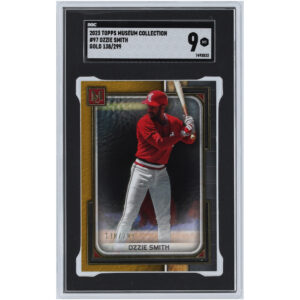 Ozzie Smith St. Louis Cardinals 2023 Topps Museum Collection Gold #97 #138/299 SGC Authenticated 9 Card