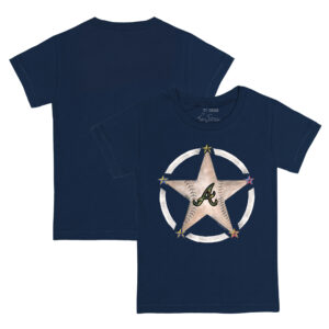 Youth Tiny Turnip Navy Atlanta Braves Military Star T-Shirt