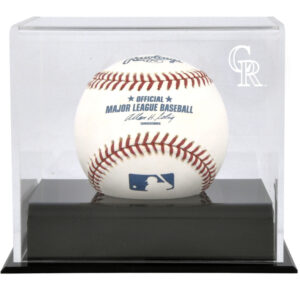 Colorado Rockies Baseball Cube Logo Display Case