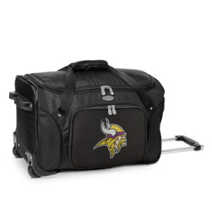 MOJO Black Minnesota Vikings 22" 2-Wheeled Duffel Bag