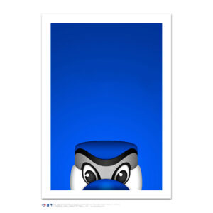 Toronto Blue Jays Ace 14" x 20" Minimalist Mascot Art Giclee