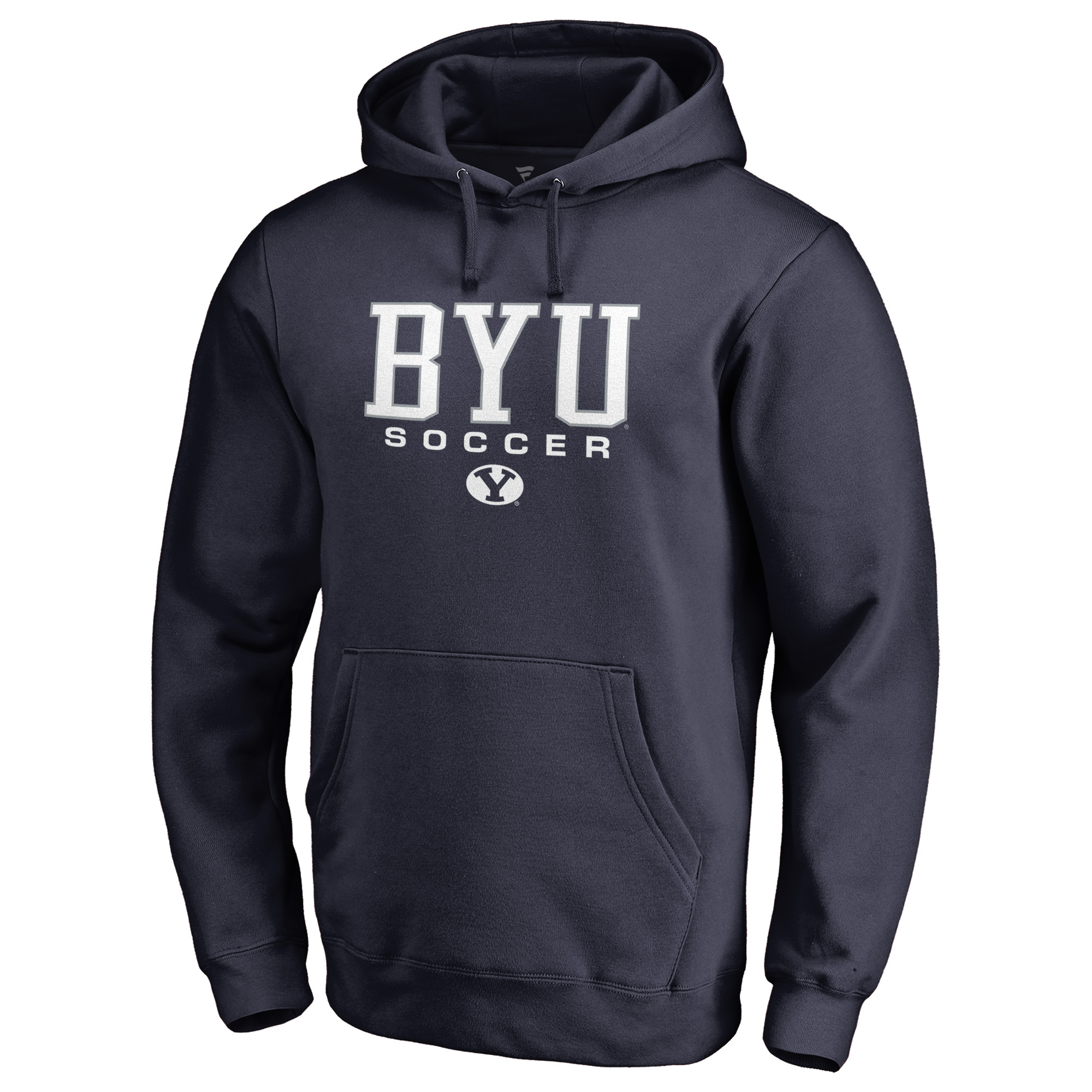 Men's Navy BYU Cougars True Sport Soccer Pullover Hoodie