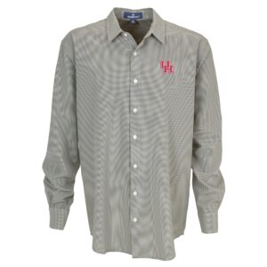 Men's Gray Houston Cougars Sandhill Long Sleeve Dress Shirt