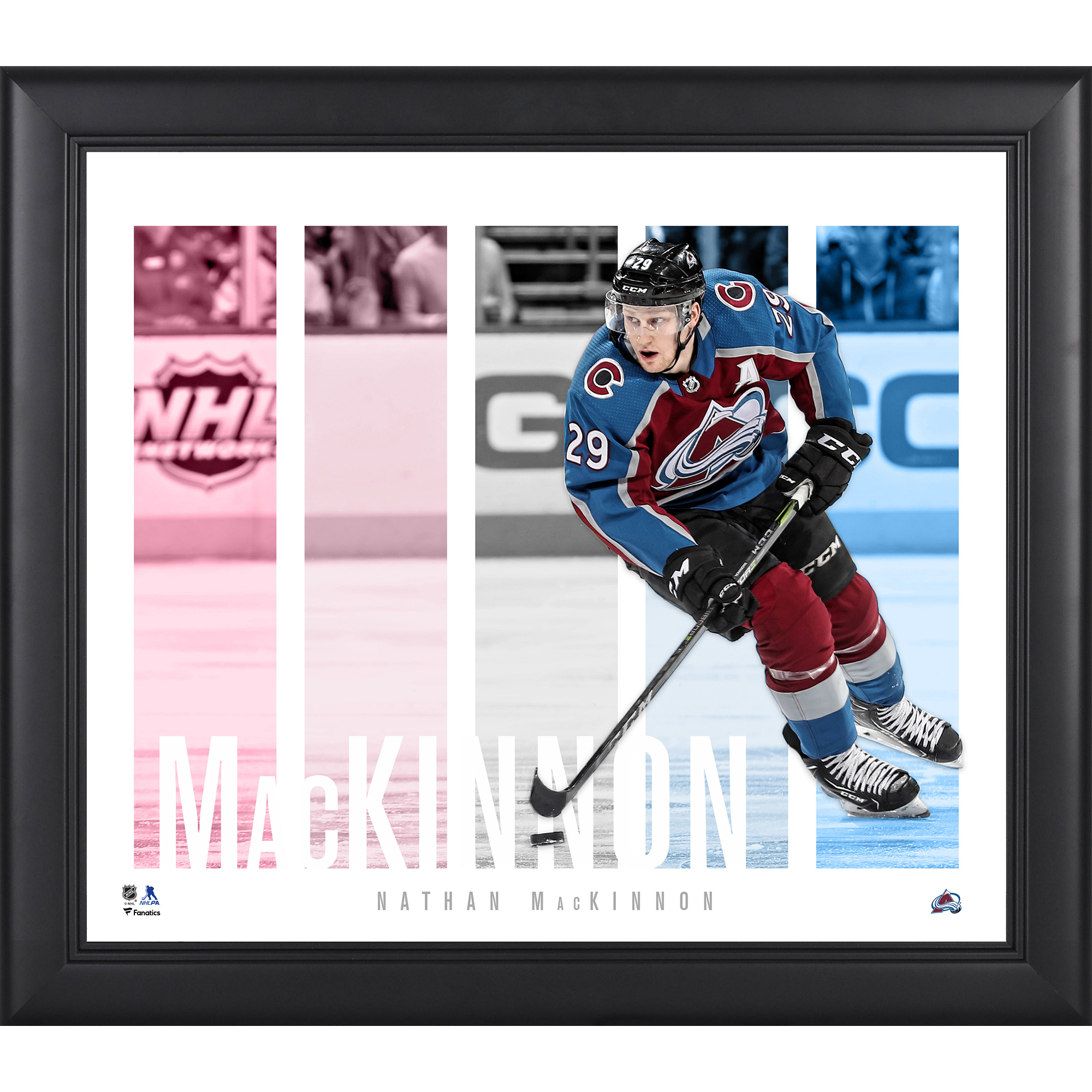 Nathan Mackinnon Colorado Avalanche Framed 15'' x 17'' Player Panel Collage