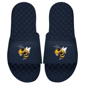 Men's ISlide Navy Georgia Tech Yellow Jackets Mascot Slide Sandals